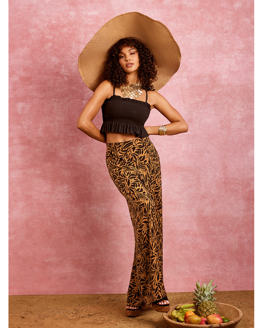 Jessica Simpson Winnie Wide Leg Pants in Zebra Floral