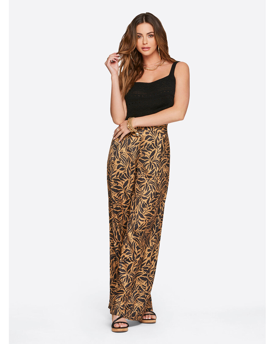 Jessica Simpson Winnie Wide Leg Pants in Zebra Floral