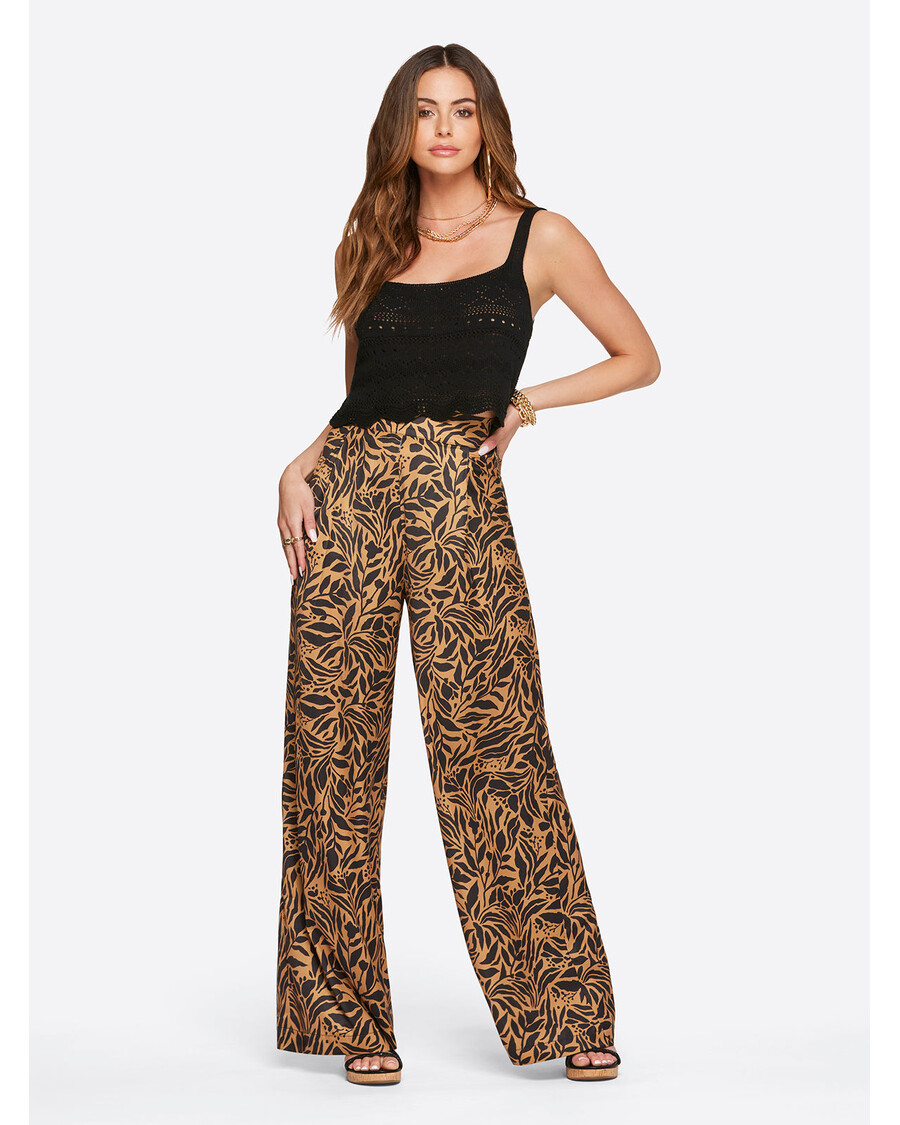 Jessica Simpson Winnie Wide Leg Pants in Zebra Floral