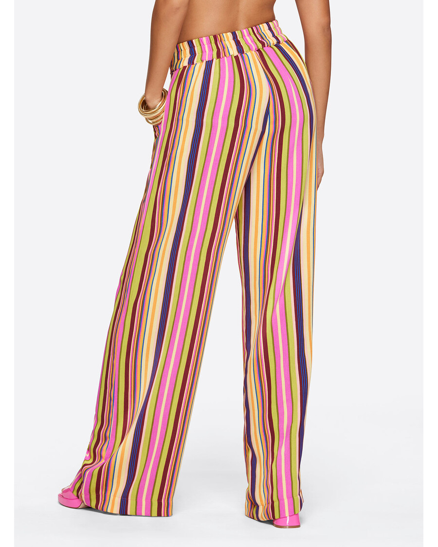 Jessica Simpson Winnie Wide Leg Pants in Rainbow Stripe