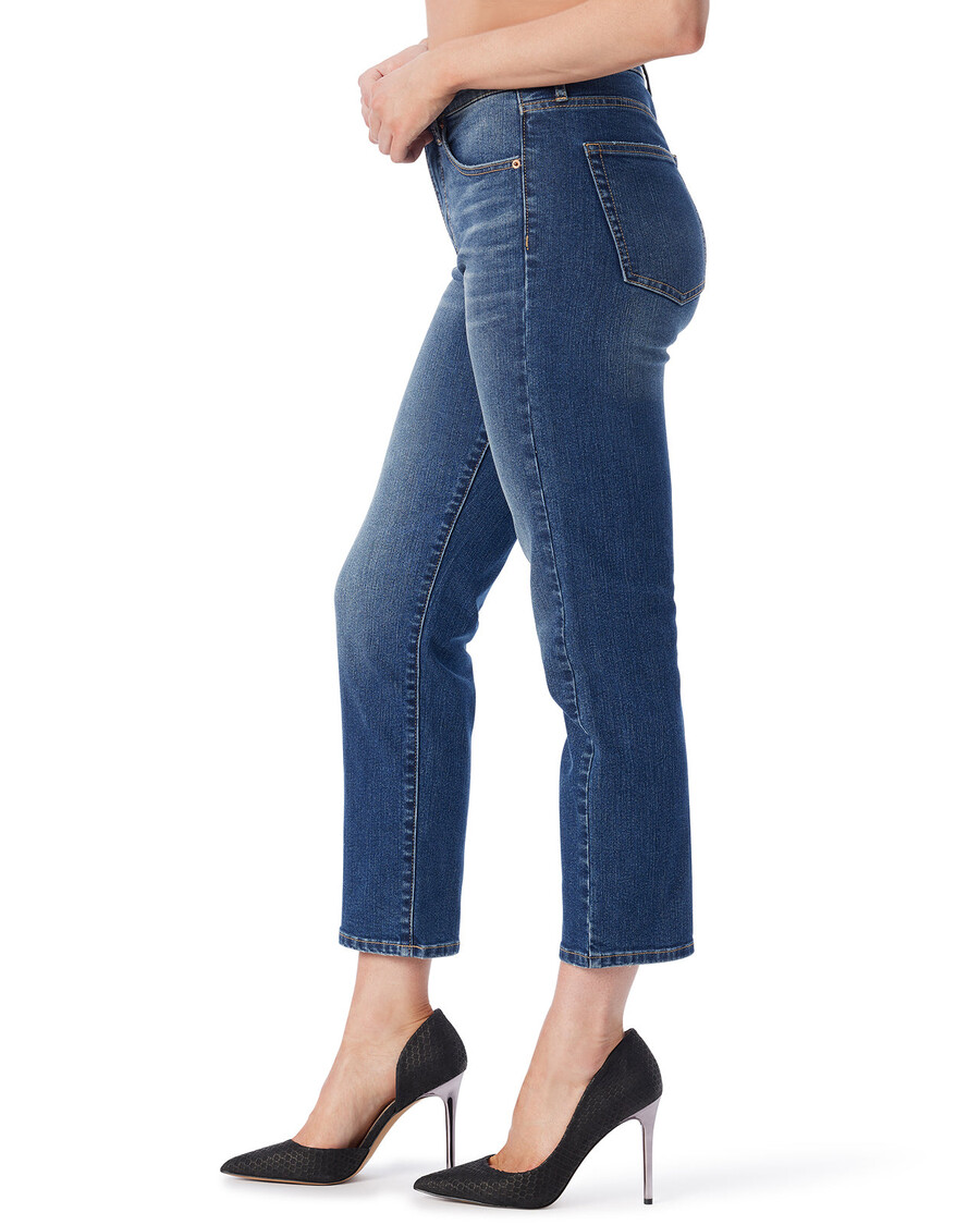 Jessica Simpson Harmony Straight High Rise Jeans in Particles
