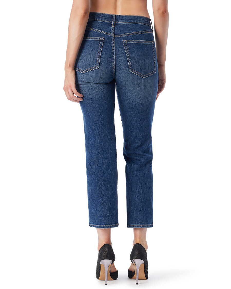 Jessica Simpson Harmony Straight High Rise Jeans in Particles