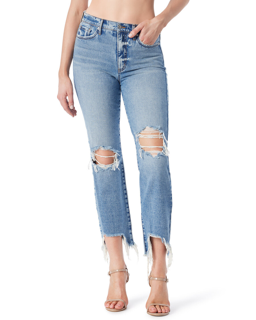 Jessica Simpson Harmony Straight High Rise Jean in Sunshine