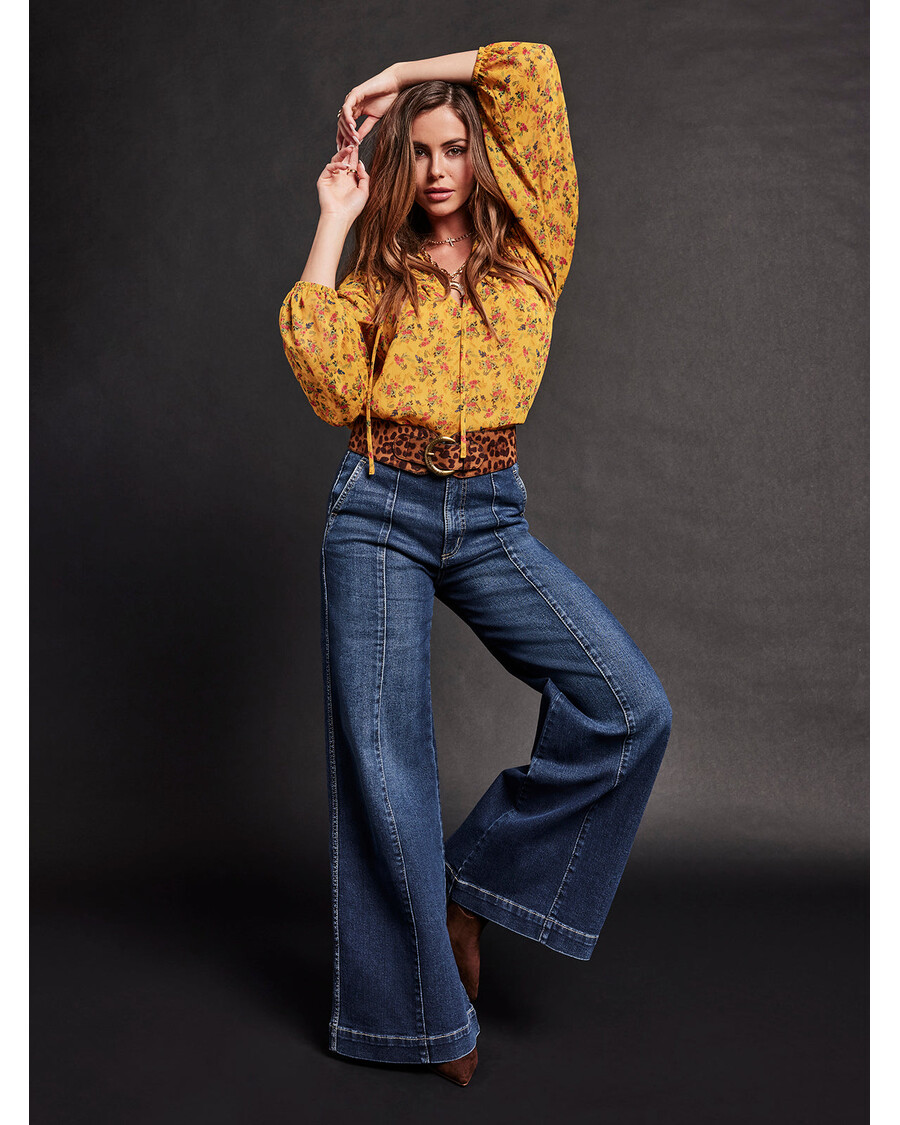 Jesica Simpson Spirit σούπερ φαρδύ τζιν σε σύντροφο ψυχής