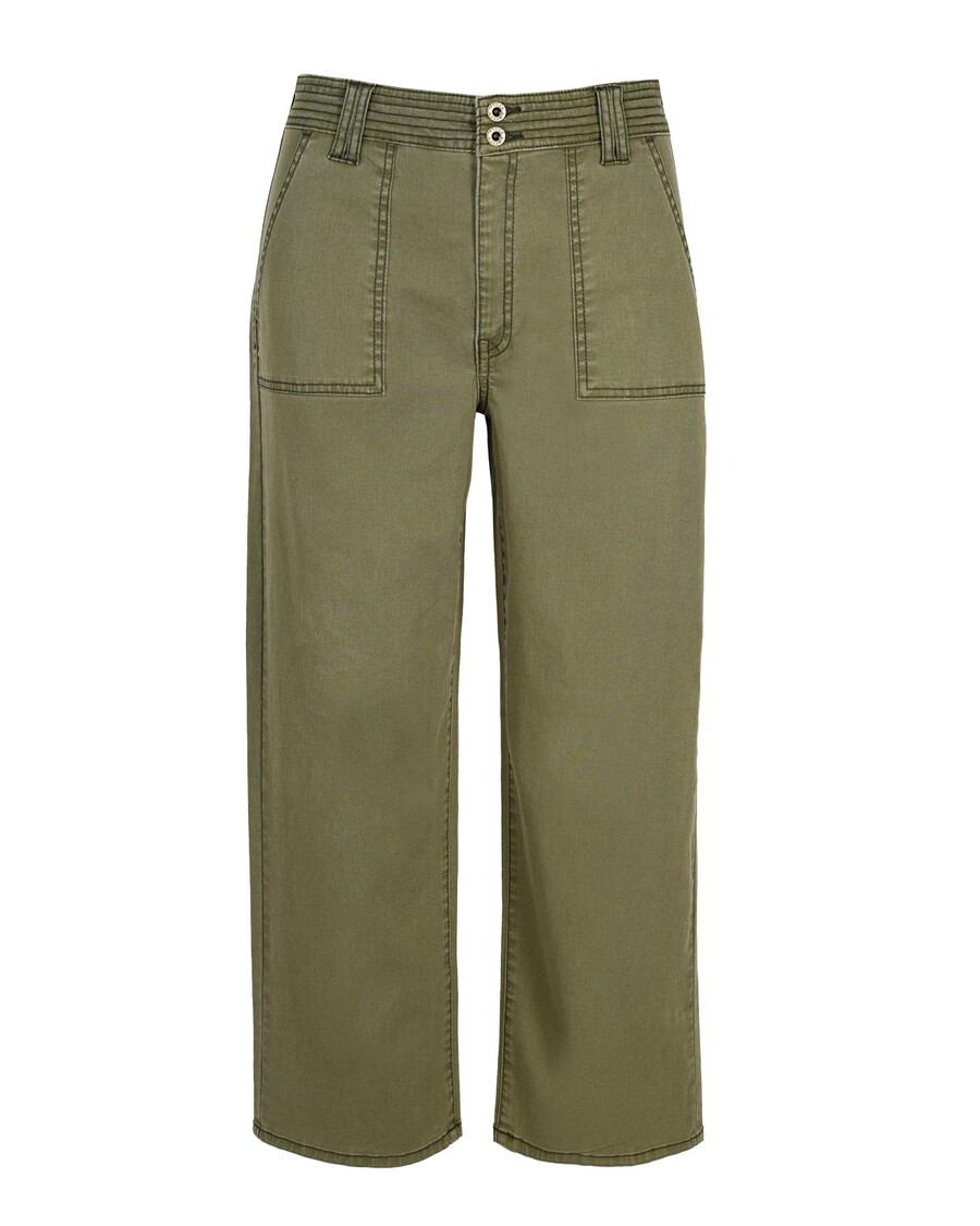 Chino Jessica Simpson Z Szerokimi Nogawkami W Kolorze Brązowo-zielonym