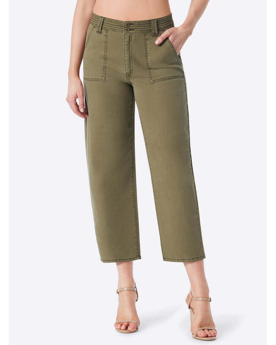 Chino Jessica Simpson Z Szerokimi Nogawkami W Kolorze Brązowo-zielonym