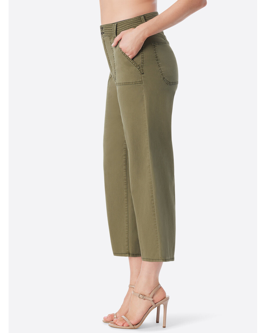 Chino Jessica Simpson Z Szerokimi Nogawkami W Kolorze Brązowo-zielonym