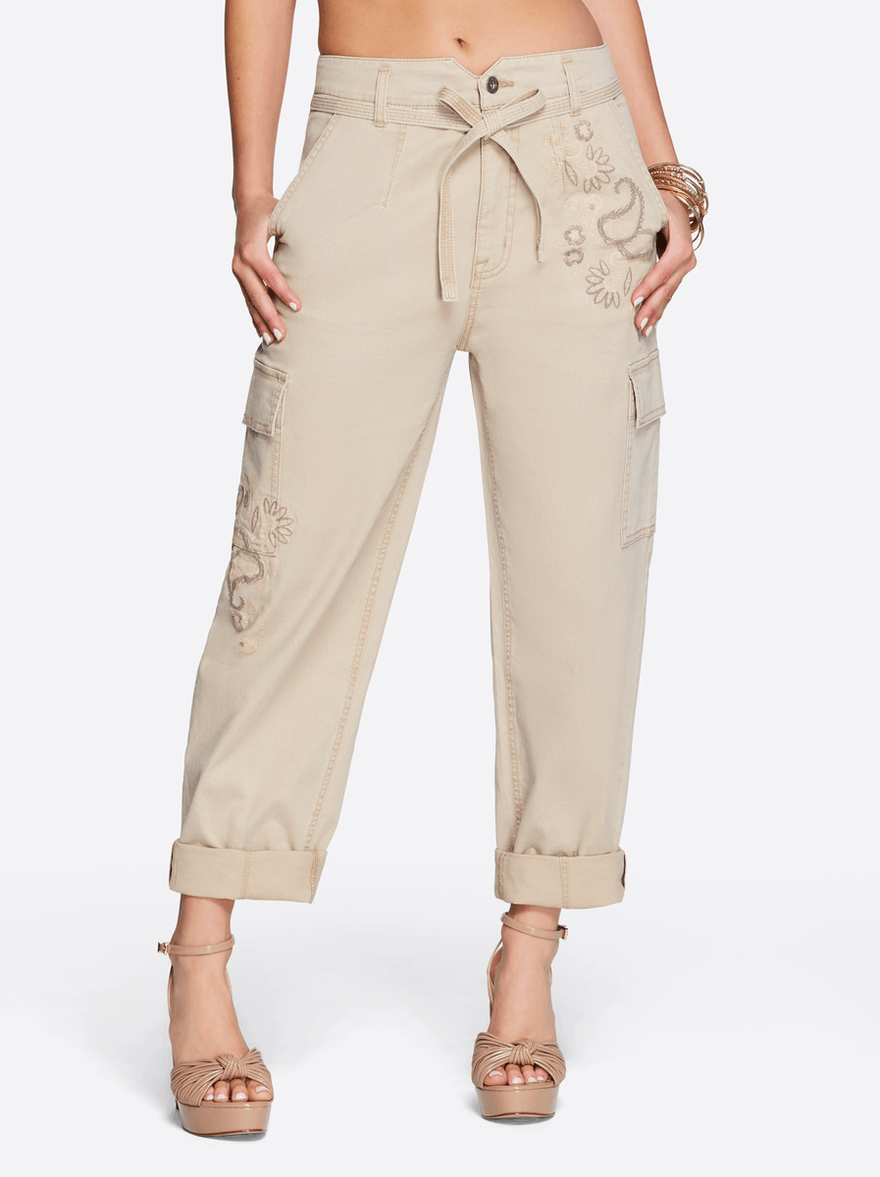 Jessica Simpson Allie Cargo Pant in Khaki