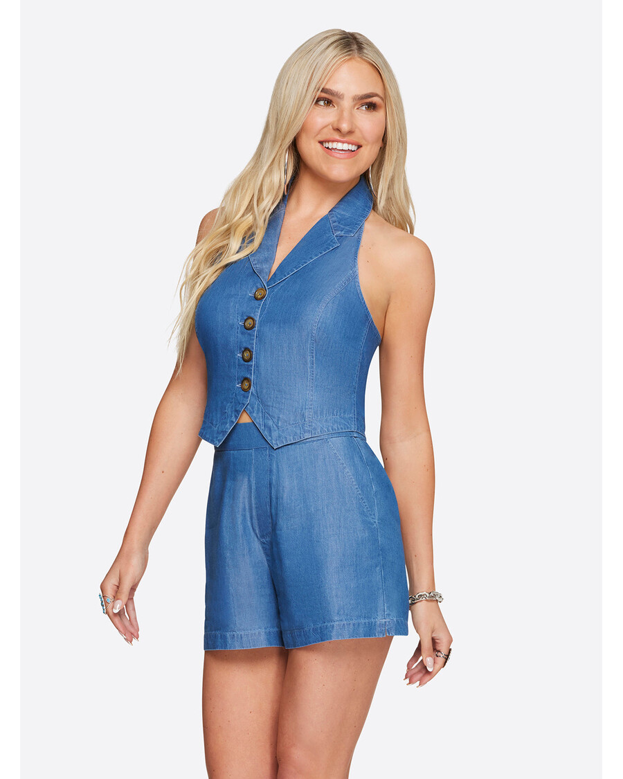 Jessica Simpson Antonia Vest in Lovey Dovey