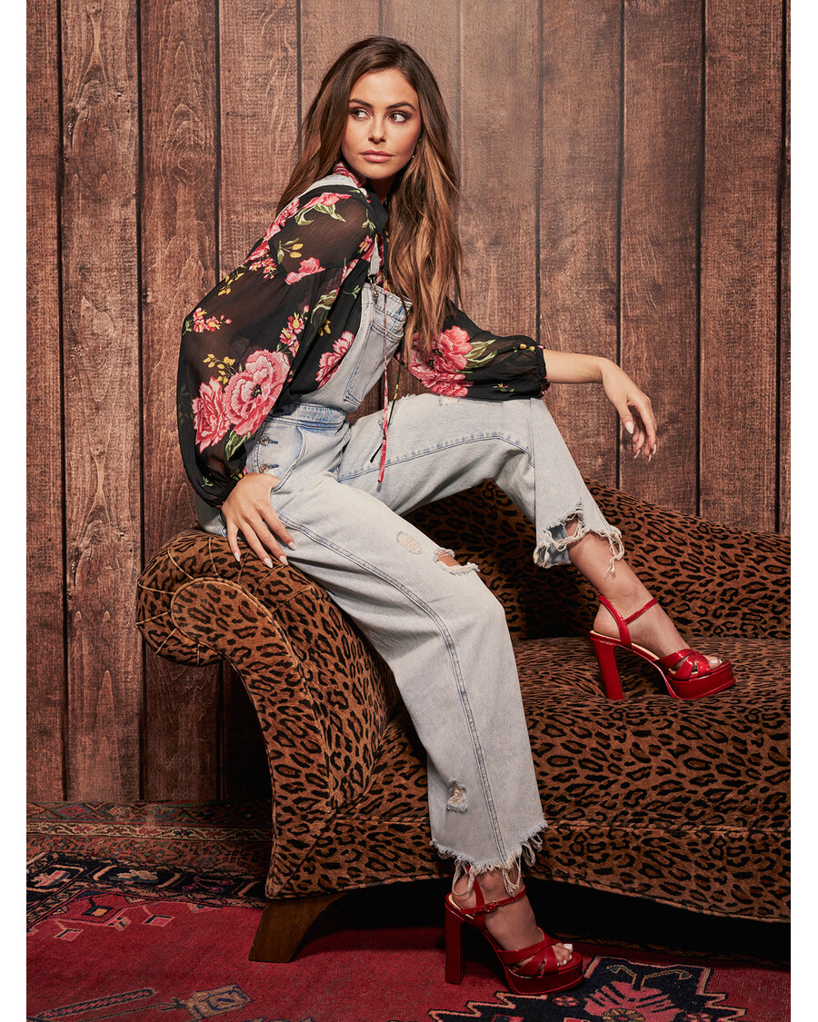 Jessica Simpson Baggy Overalls in Folklore