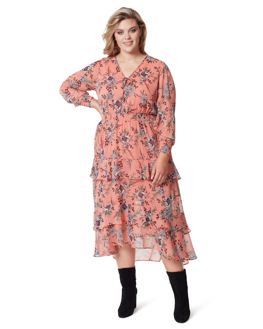 Jessica Simpson Harmony Maxi Haljina U Cvjetnom Raspletu