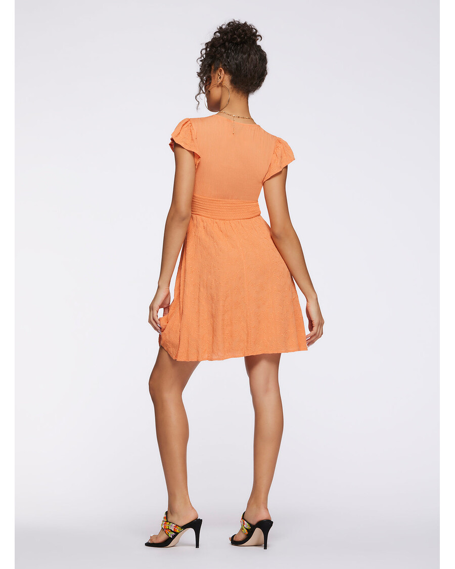 Jessica Simpson Khloe Dress in Brandied Melon