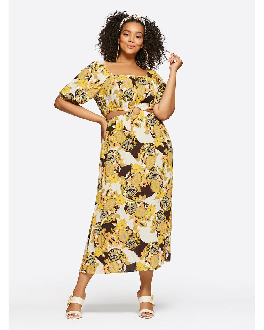 Jessica Simpson Jacklyn Dress in Clover Field