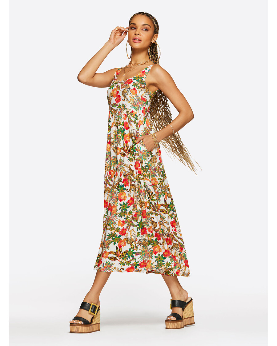 Jessica Simpson Cheryl Maxi Dress in Jungle Parade