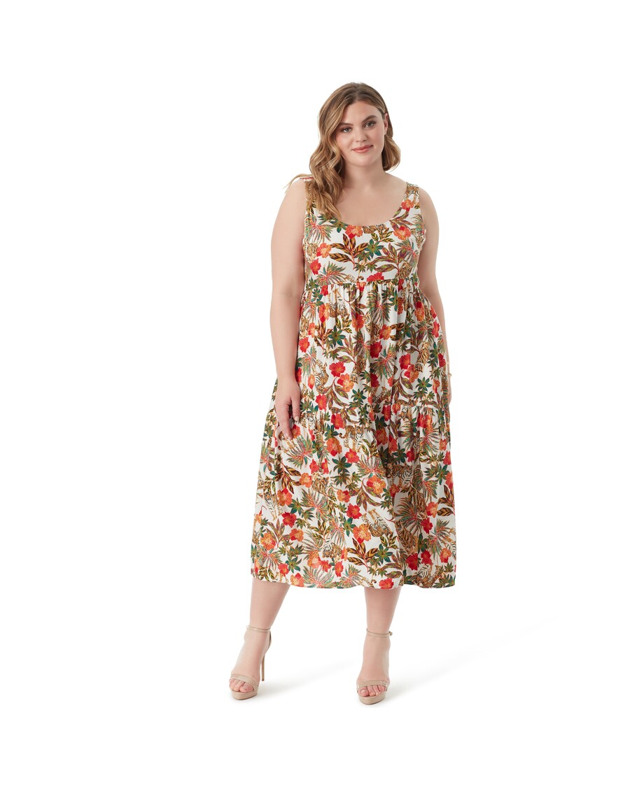 Jessica Simpson Cheryl Maxi Dress in Jungle Parade