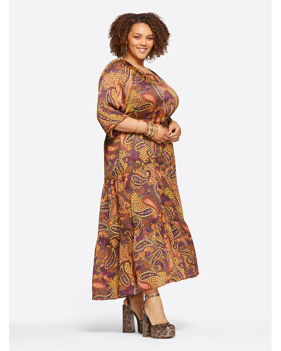 Jessica Simpson Natalia Dress in Paisley Confetti