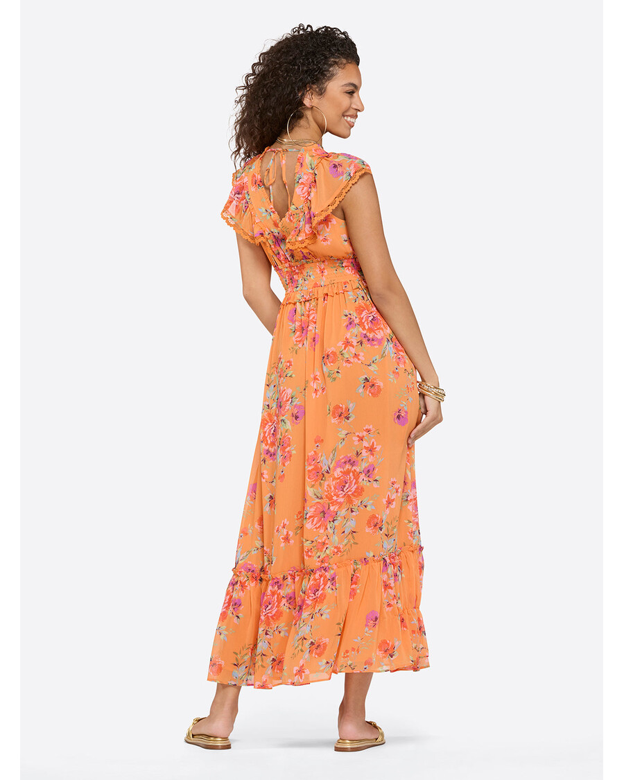 Jessica Simpson Phillipa Maxi Dress in Watercolor Roses