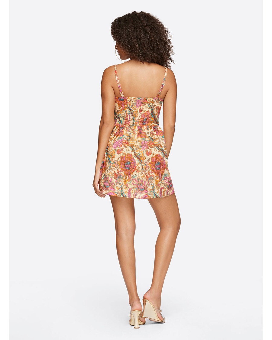 Jessica Simpson Alana Halter Haljina U Boji Marelice šerbet Paisley