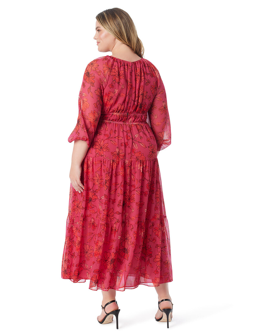 Rochie Maxi Jessica Simpson Adeline Cu Flori Conturate