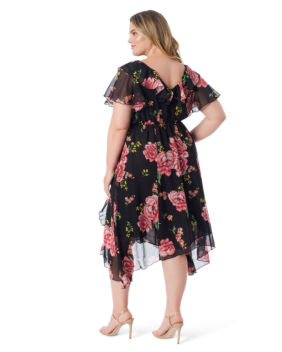 Jessica Simpson Elise Dress in Sketchy Roses