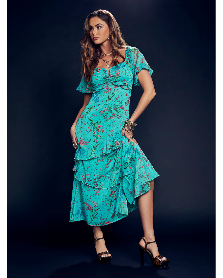 Jessica Simpson Aberash Dress in Baltic-Field Floral