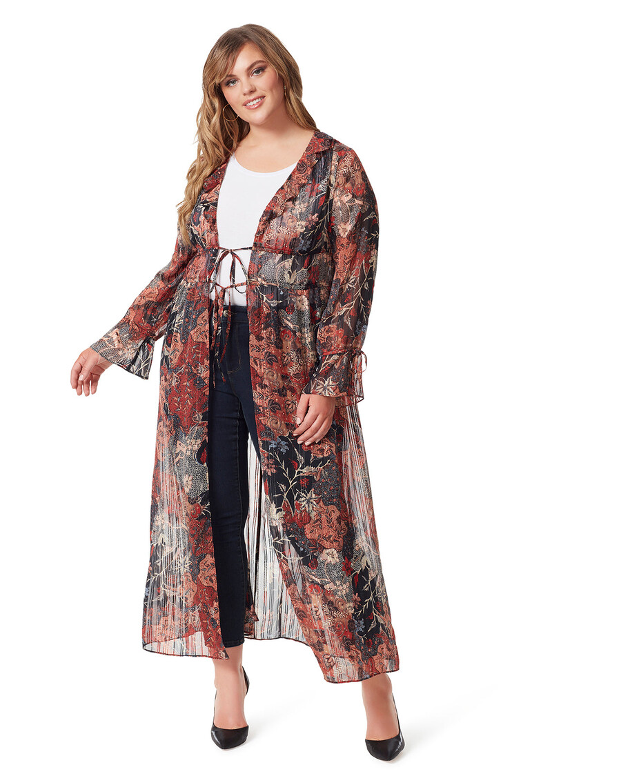 Jessica Simpson Gaia Duster in Autumn Memories