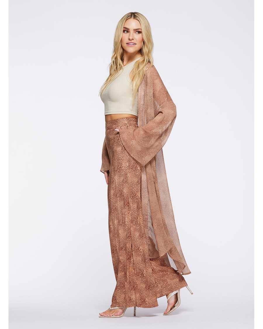 Jessica Simpson Blaine Kimono in Winding Leopard