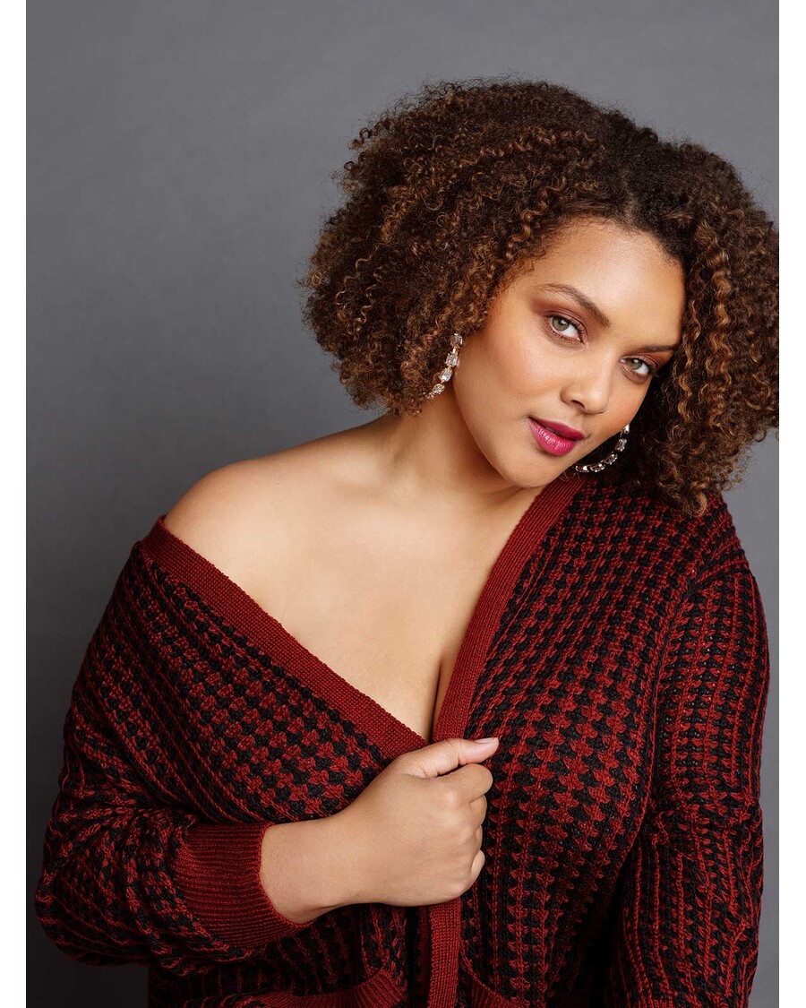 ジェシカ・シンプソン スターリング カーディガン シラーとブラック