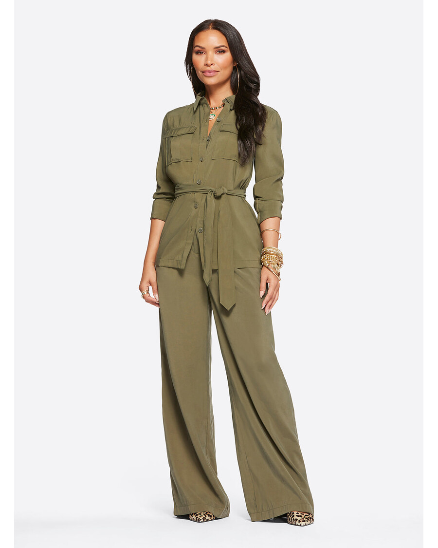 Jessica Simpson Jessa Jakke I Oliven Nat