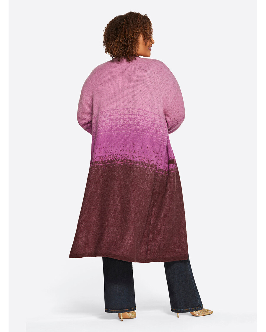 Karminowy Kardigan Jessica Simpson W Paski Z Degustacją Wina