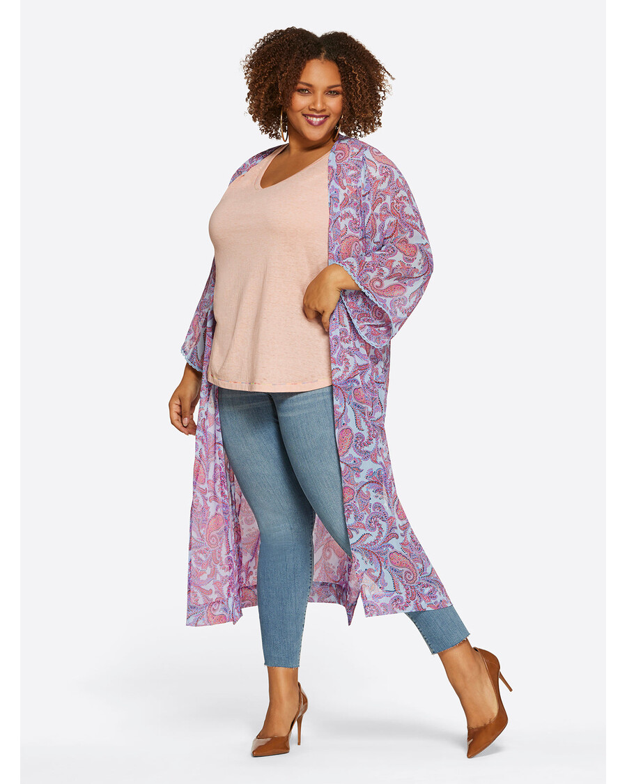 Jessica Simpson Blakely Duster V Samotnem Paisleyju