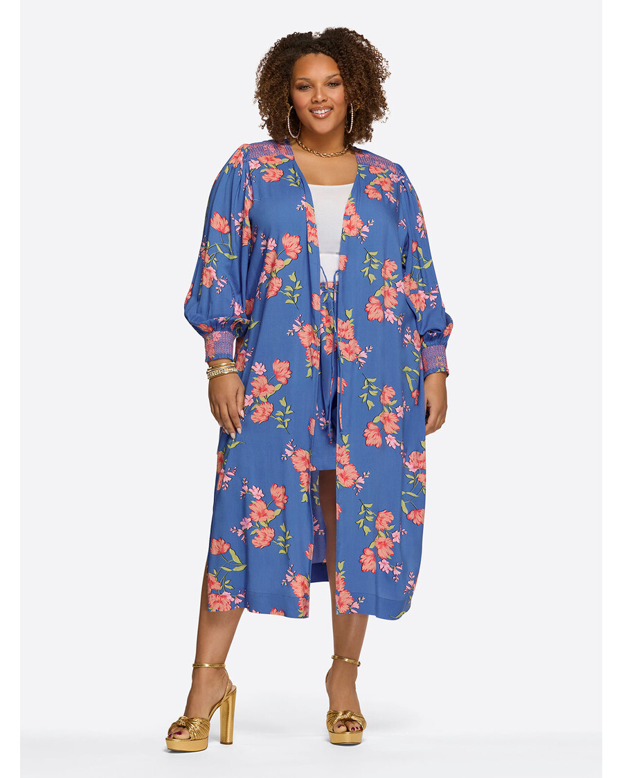 Jessica Simpson Amalia Kimono in Happy Floret
