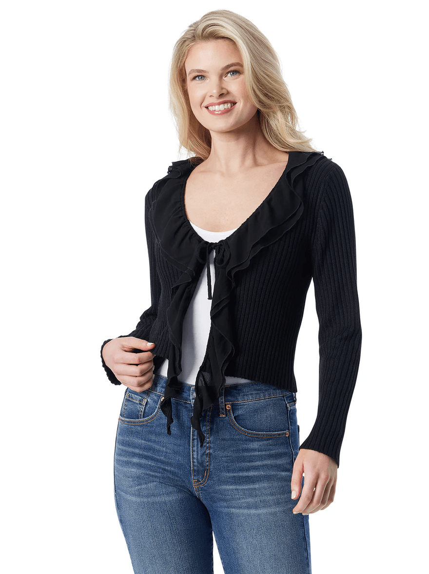 Jessica Simpson Aurier Cardi in Anthracite