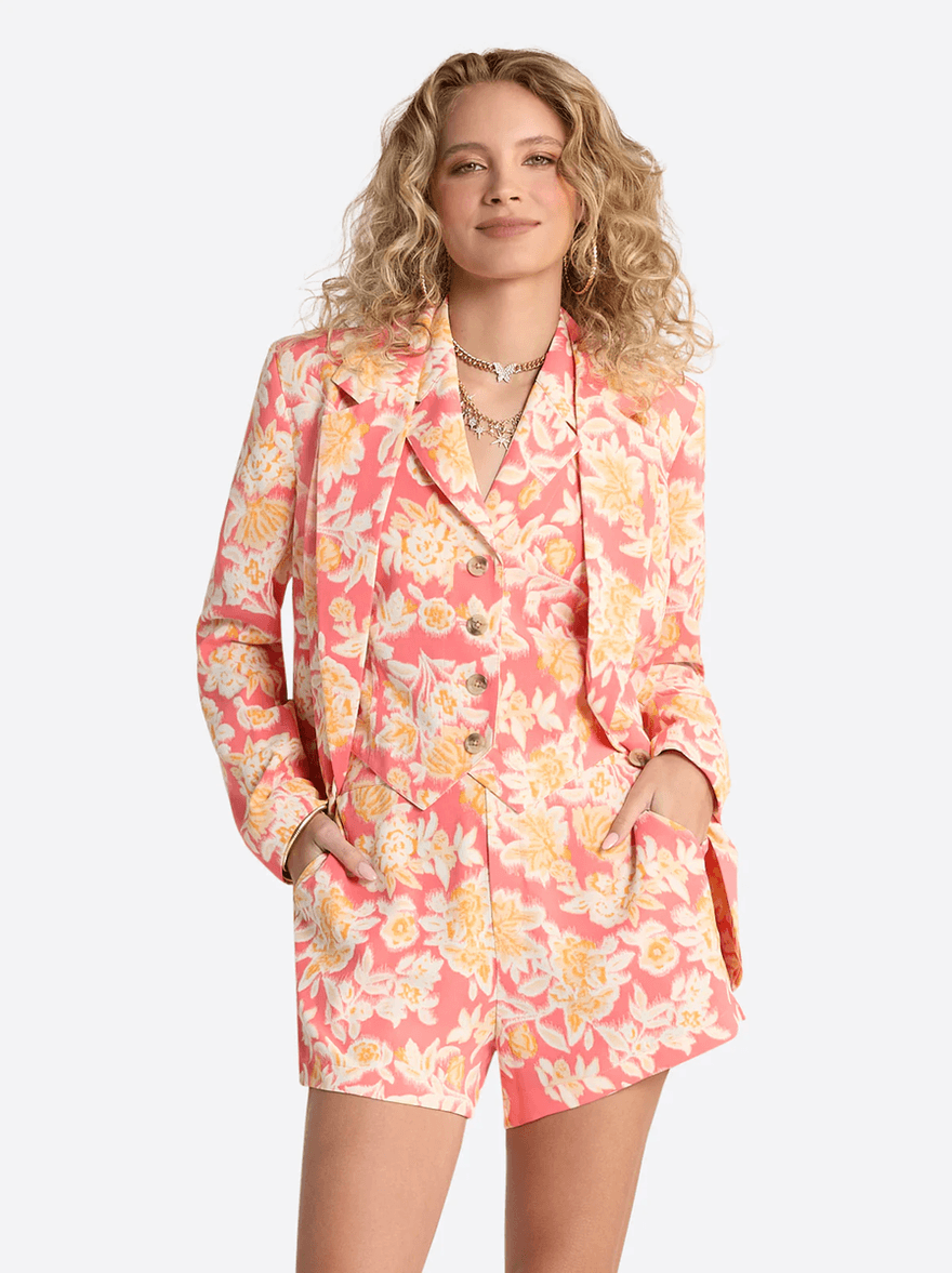 Jessica Simpson Kailani Blazer in Dubarry Prairie Clusters