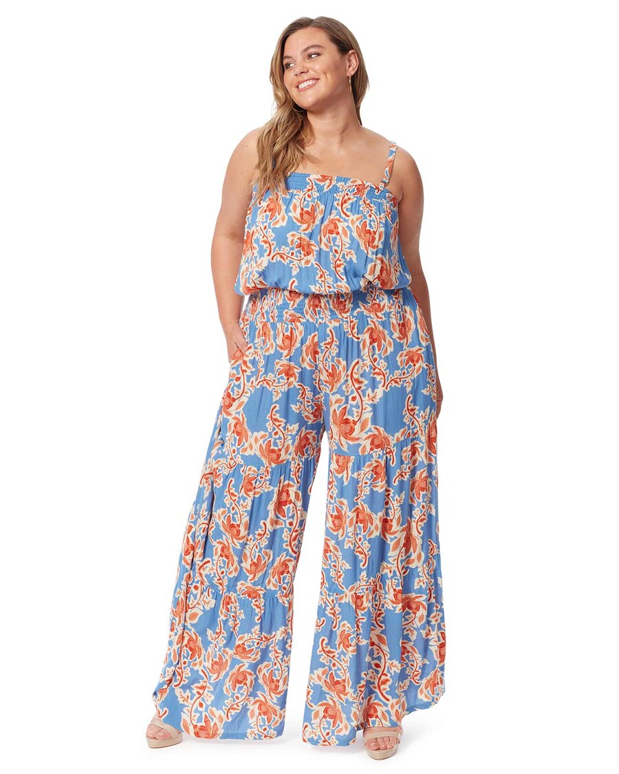Jessica Simpson Devyn Jumpsuit in Defined Botanicals
