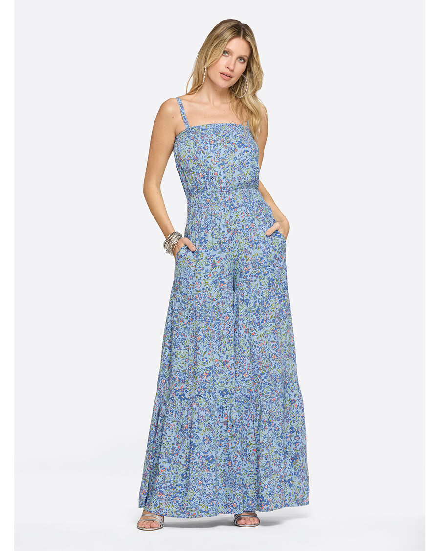 Jessica Simpson Devyn Jumpsuit in Decorative Blossoms