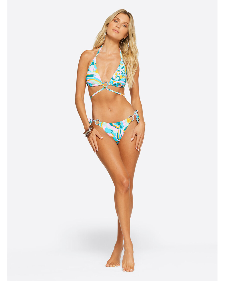 Jessica Simpson Dream State Triangle Top in Blue Multi