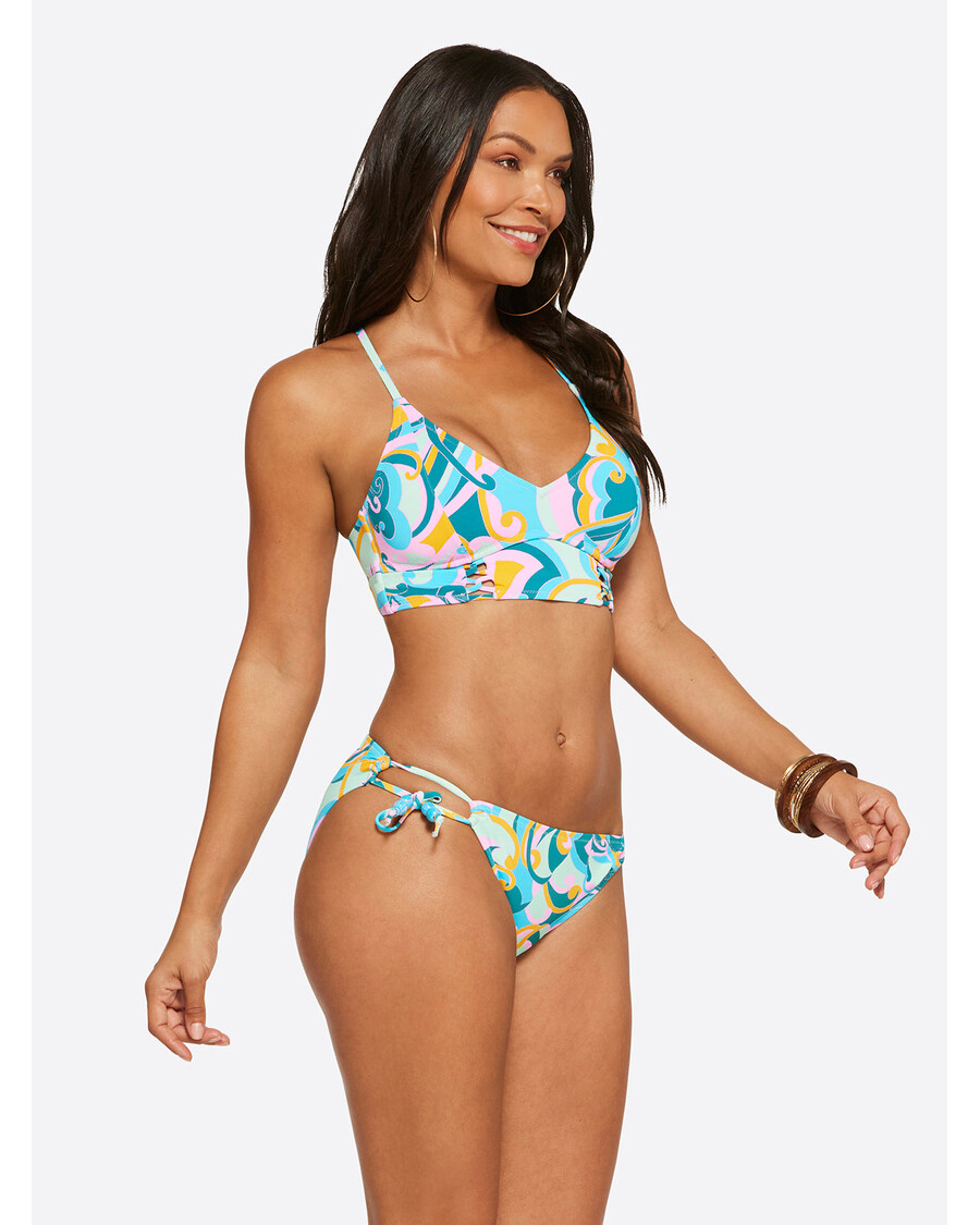 Jessica Simpson Dream State – Krótka Koszulka Na Ramiączkach W Kolorze Niebieskim, Wielokolorowa