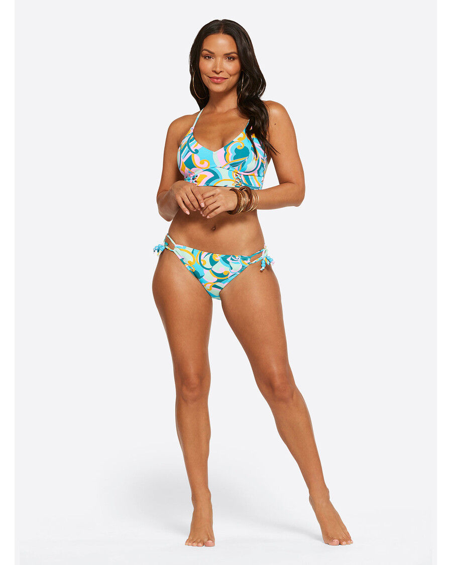 Jessica Simpson Dream State – Krótka Koszulka Na Ramiączkach W Kolorze Niebieskim, Wielokolorowa