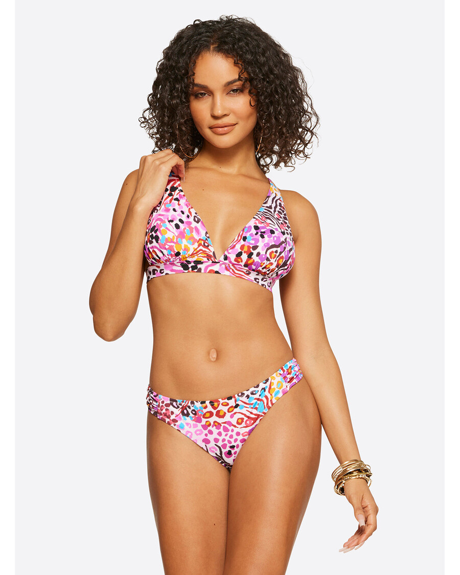 Jessica Simpson French Exit – Trójkątny Biustonosz Z Pełnym Wsparciem W Kolorze Różowym, Wielokolorowy