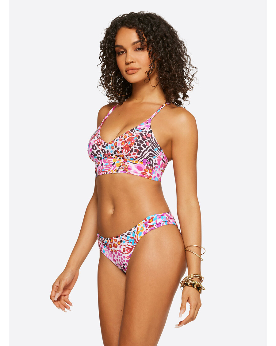 Jessica Simpson French Exit Cropped Cami in Pink Multi