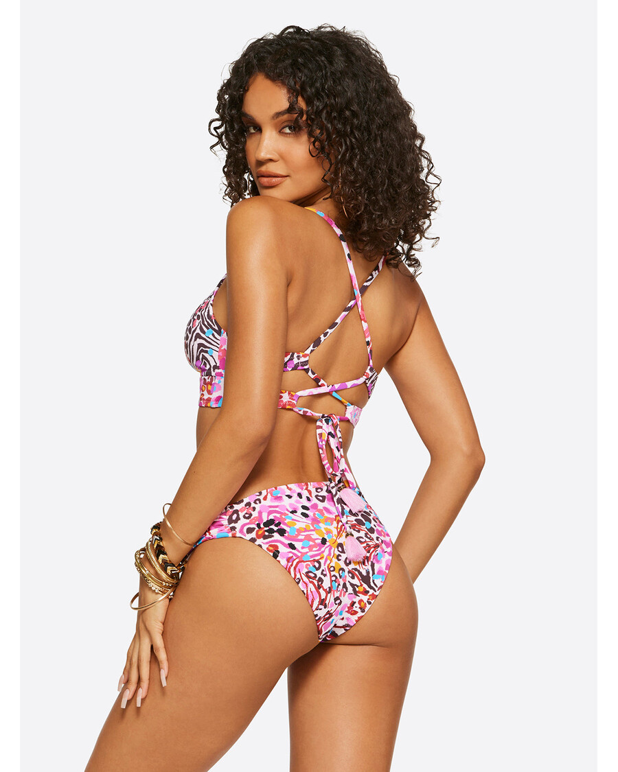 Jessica Simpson French Exit Cropped Cami in Pink Multi