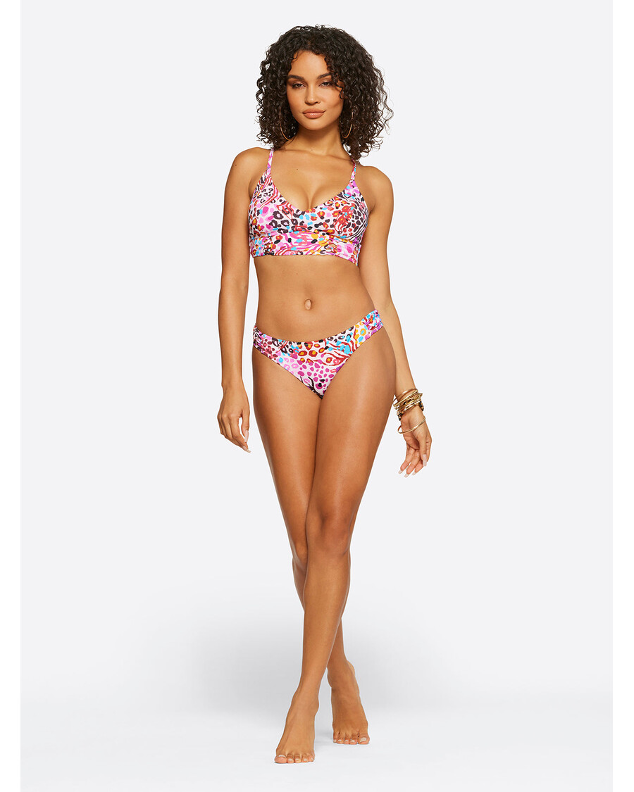 Jessica Simpson French Exit Cropped Cami in Pink Multi