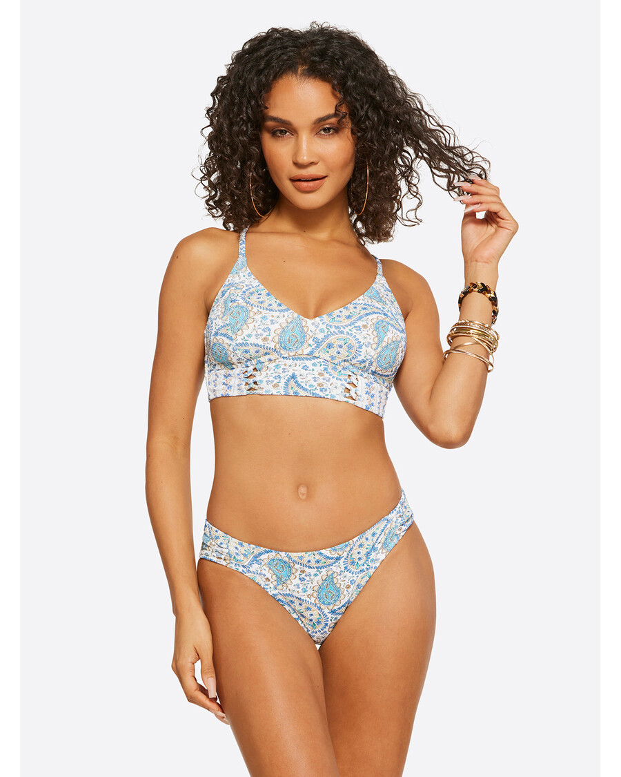 Jessica Simpson Sweetness Oversize – Krótka Koszulka Na Ramiączkach W Kolorze Białym, Wielokolorowym