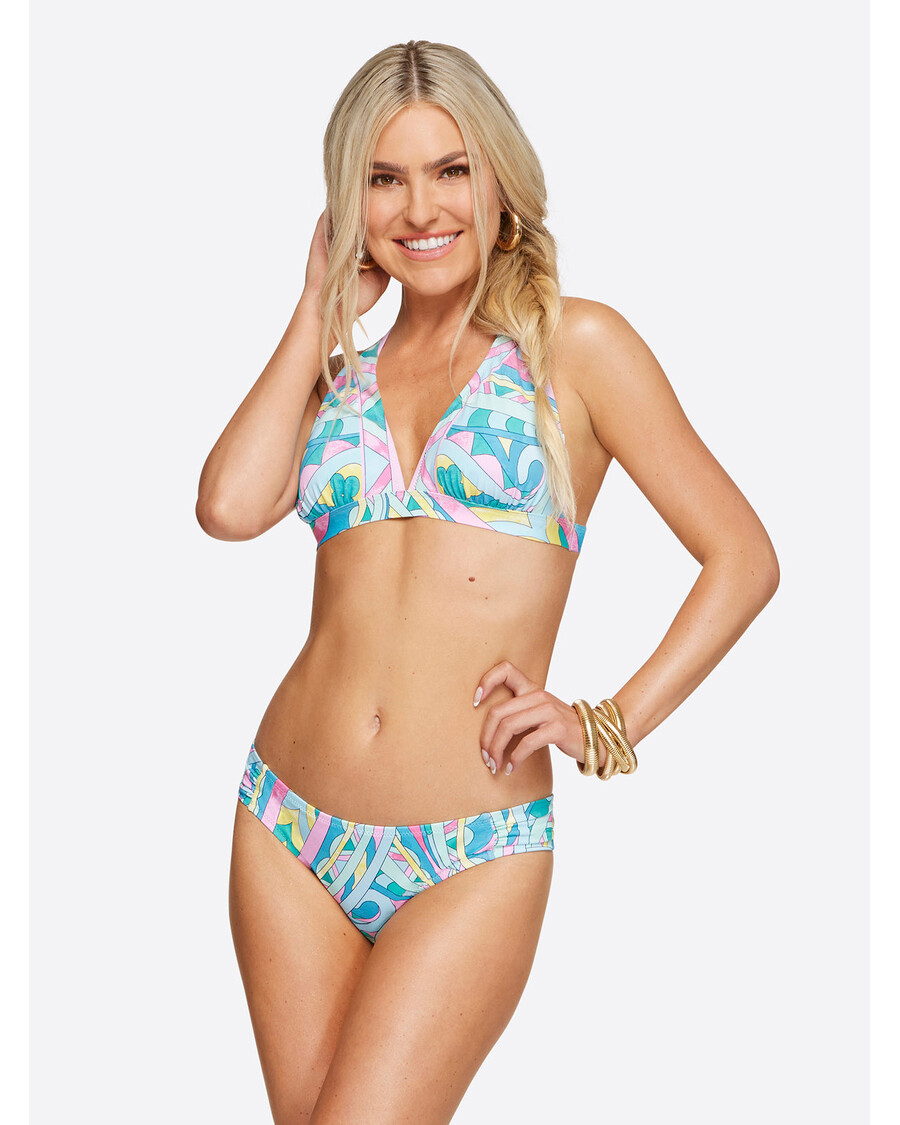 Jessica Simpson X Back Top in Paisley Party