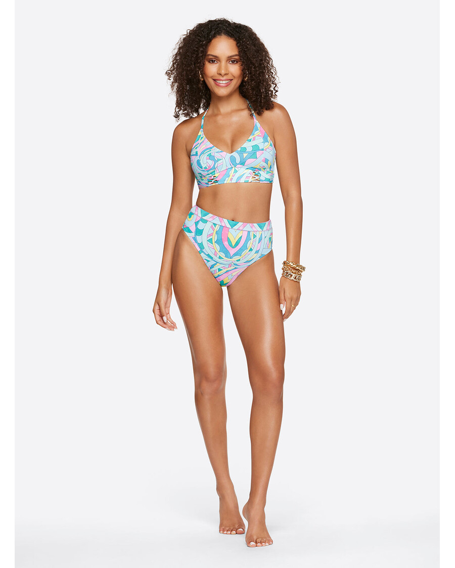 Jessica Simpson – Dół Z Wysokim Stanem W Kolorze Pudrowego Błękitu