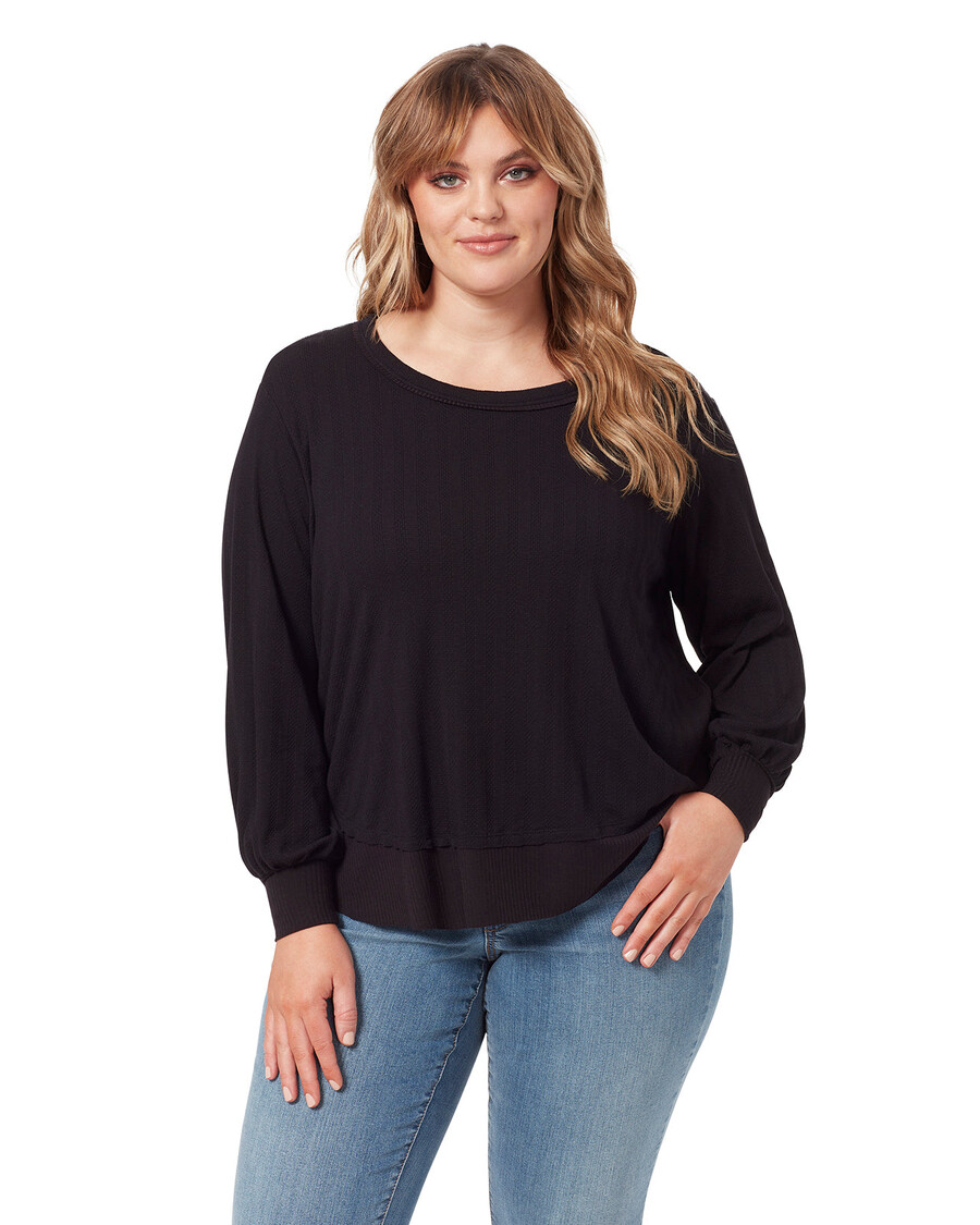Jessica Simpson Poppy Top in Black