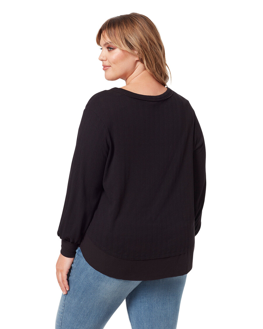 Jessica Simpson Poppy Top in Black