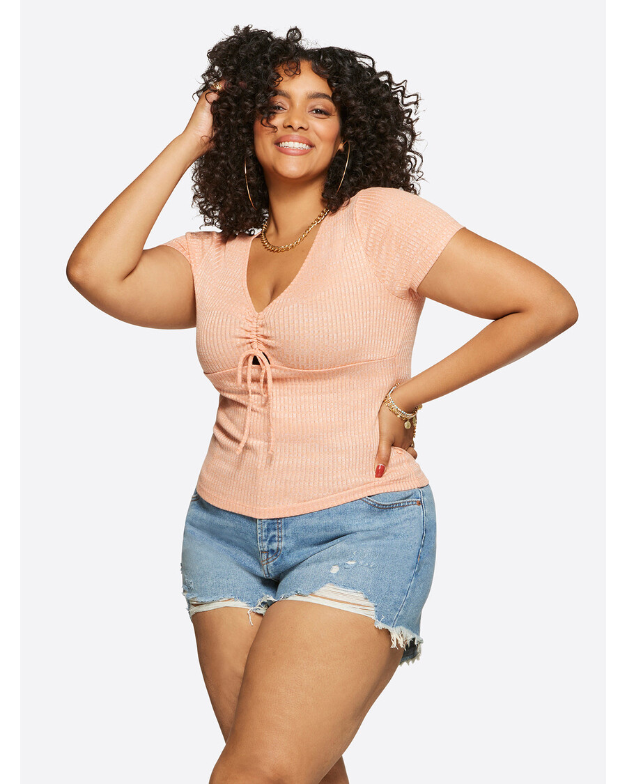 Jessica Simpson Kendyl Top in Brandied Melon