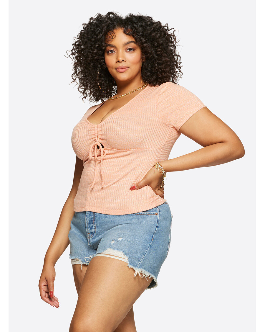 Jessica Simpson Kendyl Top in Brandied Melon